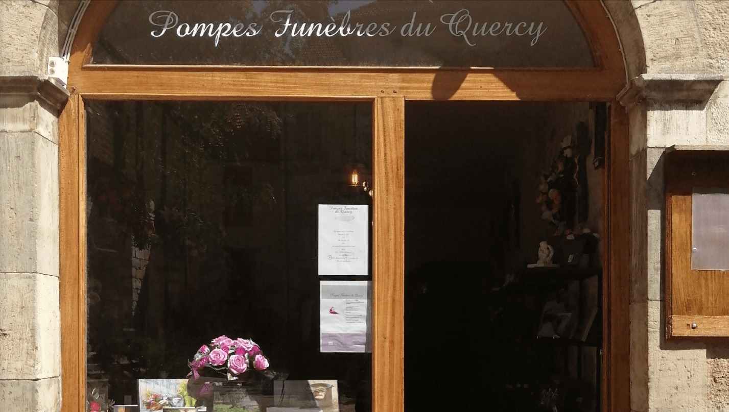entree pompes funebres du Quercy